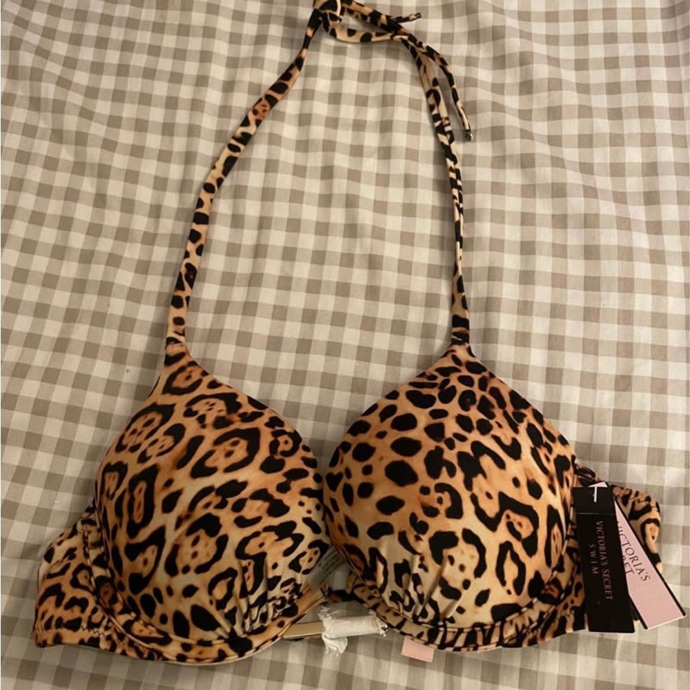 Victoria's Secret Leopard Print Halter Bra